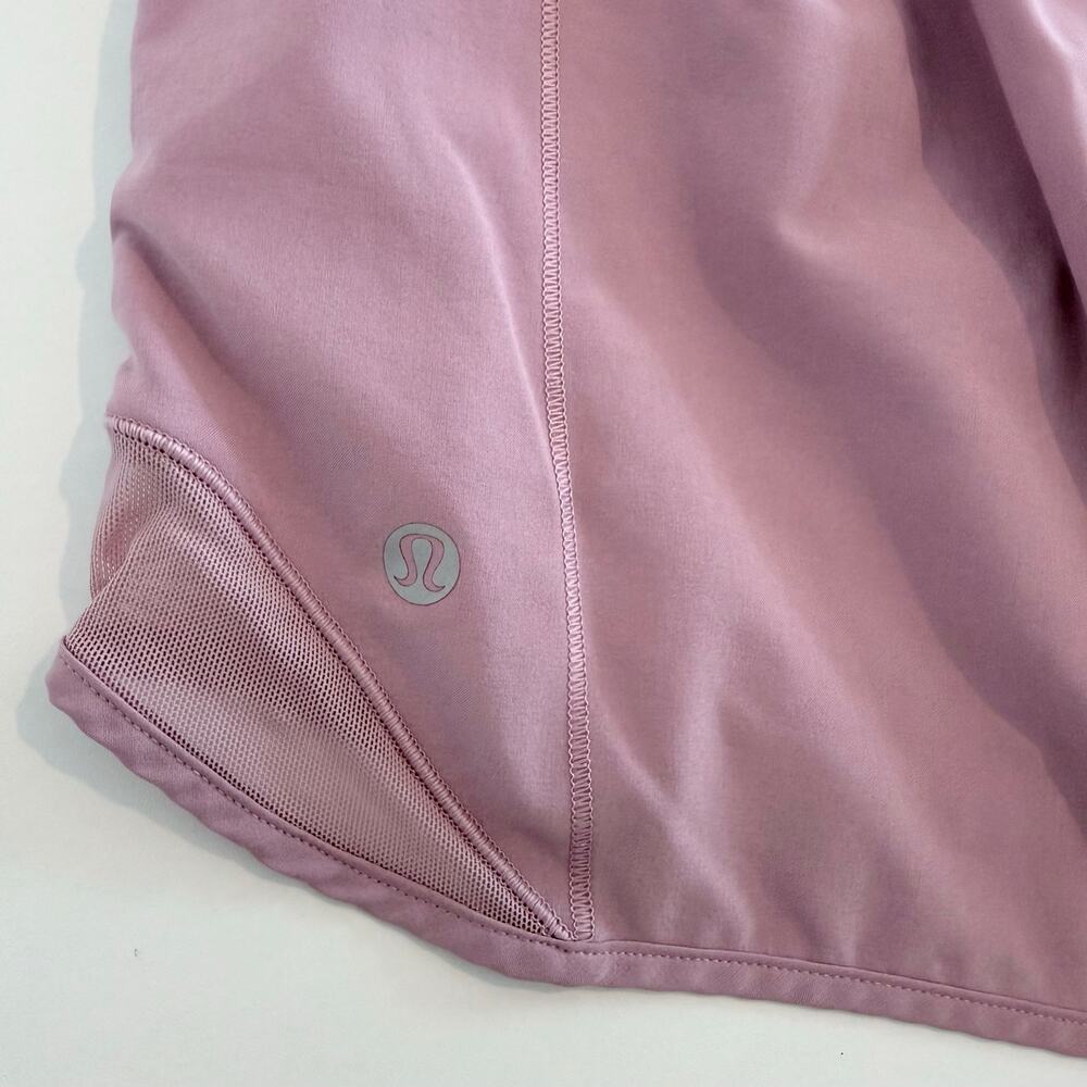Lululemon Hotty Hot Lined Shorts 4" Purple Size 6 Tall Athletic Running Inseam 4 - Picture 4 of 4